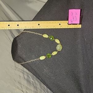 20" bronze with plastic (antique beaded) necklace